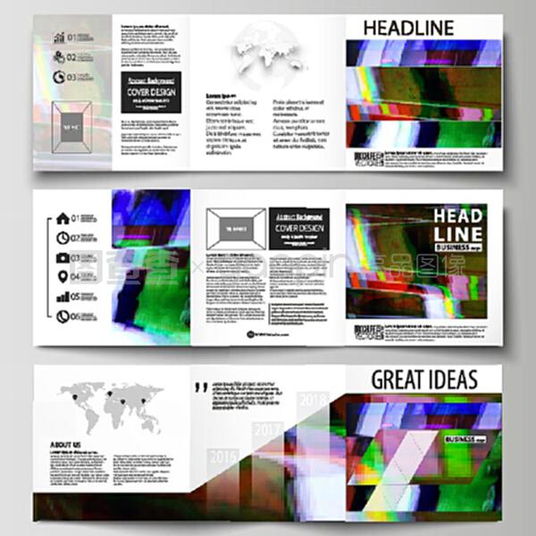 三叠方设计手册 数字故障美学的商业模板解决方案